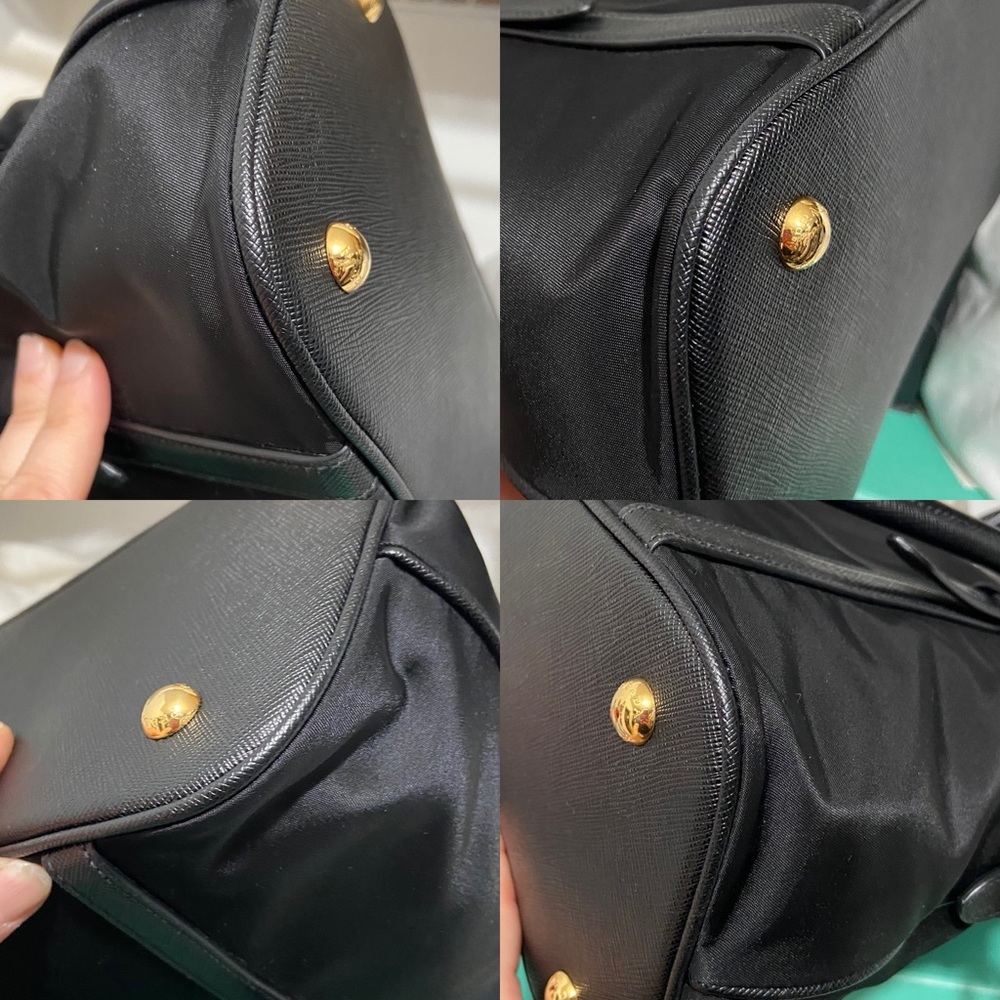 ❤️TRADED❤️Prada Bauletto Tessuto Saffiano 1BB013 - Picture 8 of 17